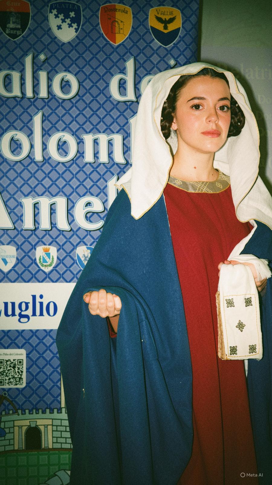 immagine notizia (Ptn) Amelia, le sartorie del Palio dei Colombi realizzano l’abito medievale ispirato alla Madonna con Bambino della chiesa di San Francesco